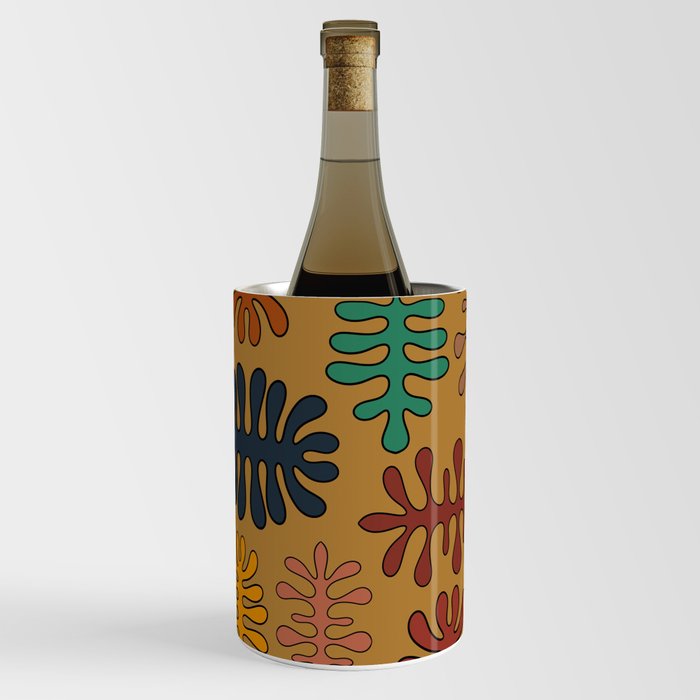 Matisse cutouts colorful seaweed design 1 Wine Chiller