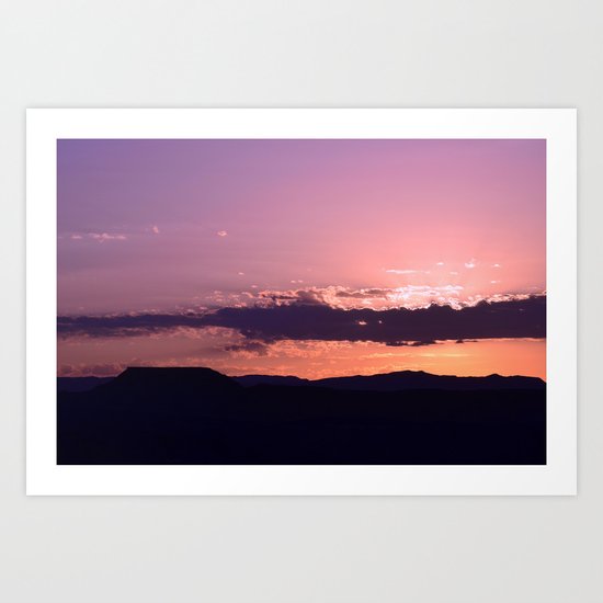 Southwest Sunrise - III Art Print