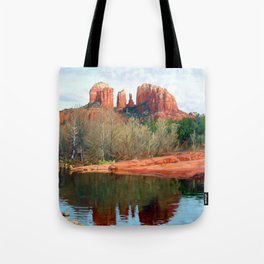 Healing Waters of Cathedral Rock Tote Bag