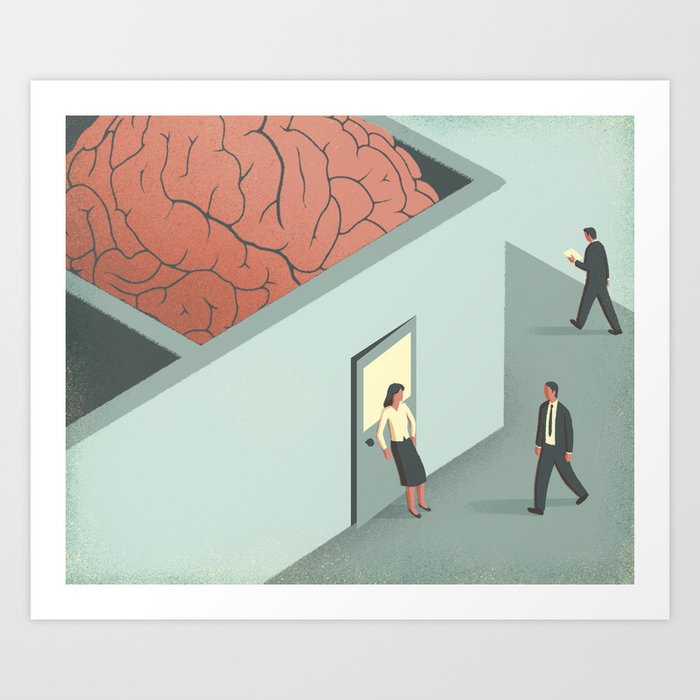 Brain Room Art Print