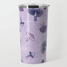 Joyful Purple Mushrooms Travel Mug