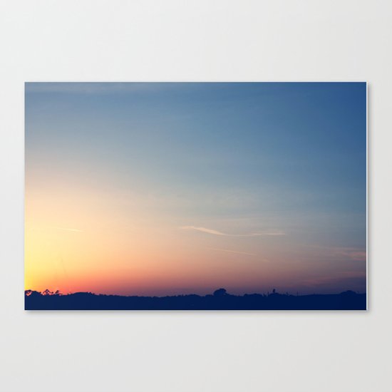 California Sunset Canvas Print