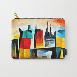 Abstract City Carry-All Pouch