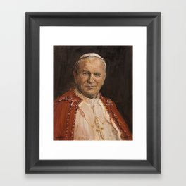 St. John Paul II Framed Art Print