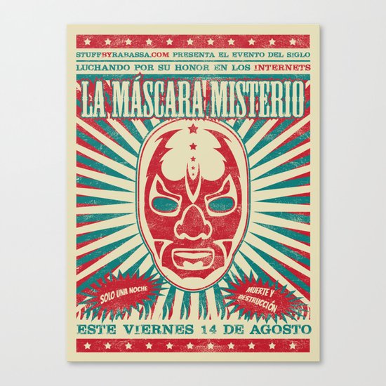 The Mysterious Mask Canvas Print