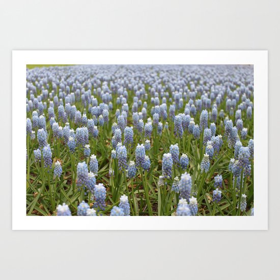 purple infinity Art Print