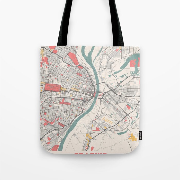 Seattle city map Tote Bag