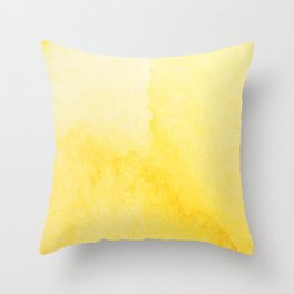 Sunshine Watercolor Throw Pillow