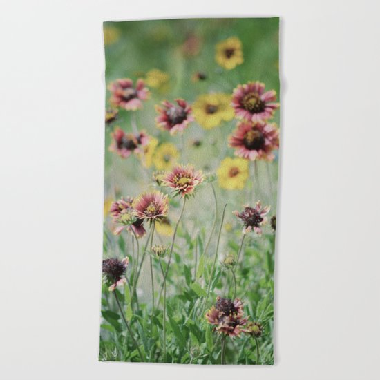 Sunshine at my feet Beach Towel