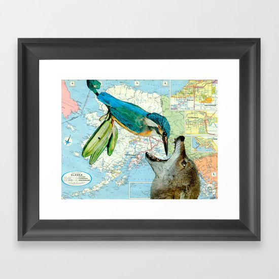 Hungry Like the Wolf Framed Art Print
