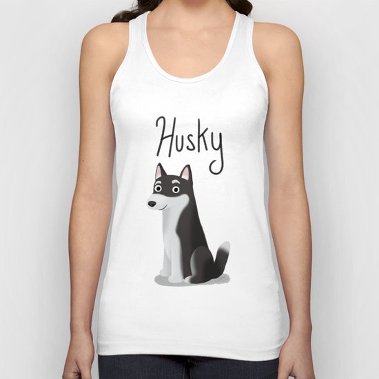 Husky - Cute Dog Series Unisex Tank Top