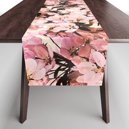 Watercolour Floral Pattern Table Runner