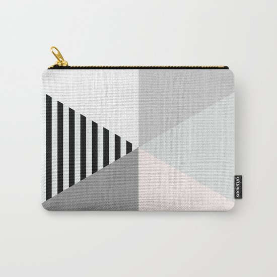 Minimalist Geometric Carry-All Pouch