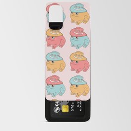 Cute Cowboy Frogs, Frog with Cowboy Hat Fun and Colorful Android Card Case