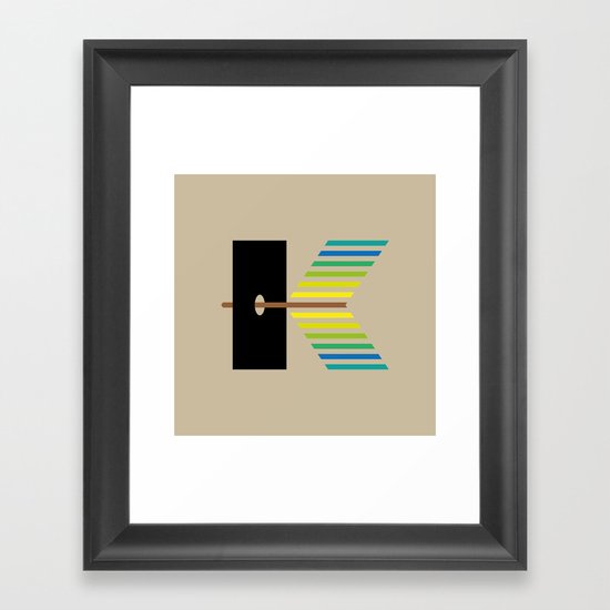K like K Framed Art Print