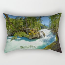 Cheakamus River Waterfall - Whistler, British Columbia, Canada Rectangular Pillow