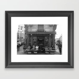 French Cafe - Paris, France Framed Art Print