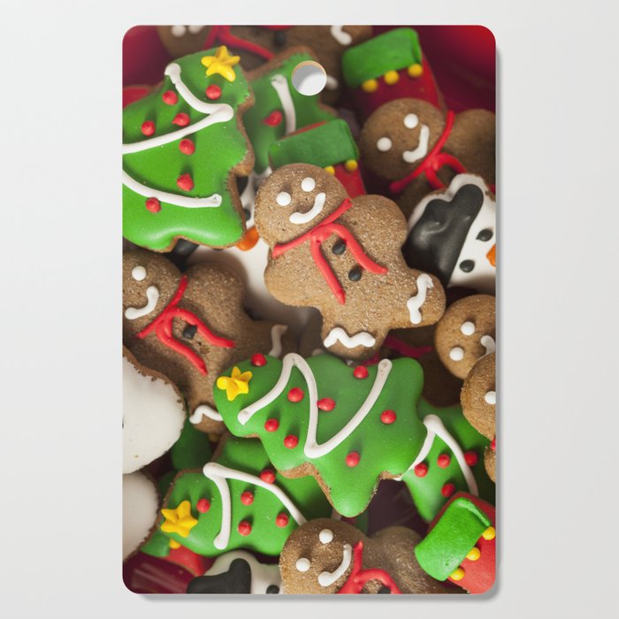 Christmas Gingerbread Cookies Cutting Board