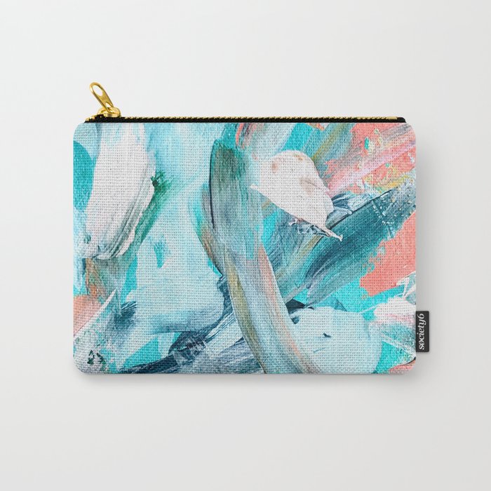 Soft Wave, Abstract Carry-All Pouch