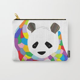 Patchwork Panda Carry-All Pouch