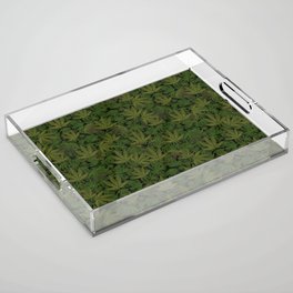 Weed Army Camo. Acrylic Tray