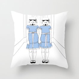 Grady twins troopers Throw Pillow