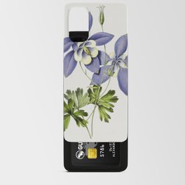 Blue Columbine Flower Android Card Case