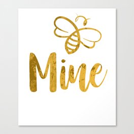 Bee Mine Canvas Print