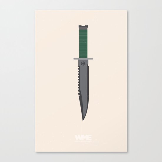 Rambo's Knife Canvas Print