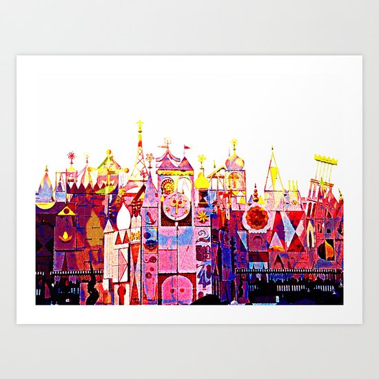 SMALL WORLD 011 Art Print