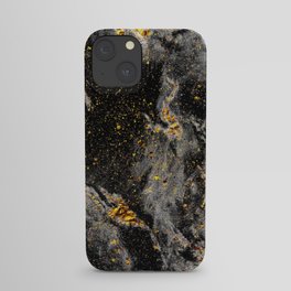 Galaxy (black gold) iPhone Case