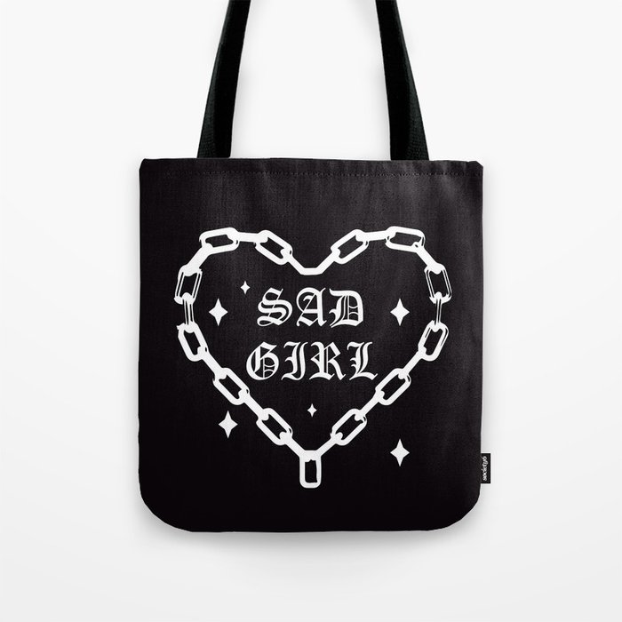 Sad Girl Tote Bag