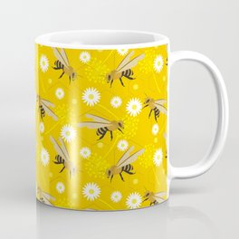 Bees, Honey and Daisies Coffee Mug