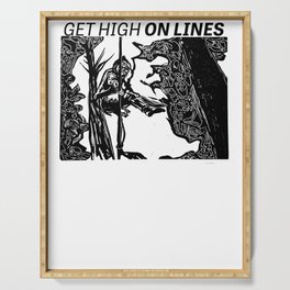 GET HIGH ON LINES Serving Tray