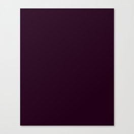 Eggplant Purple Color Scheme Home Decor Canvas Print