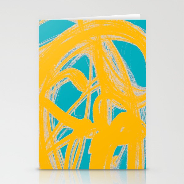 Expressionist Painting. Abstract 108. Stationery Cards