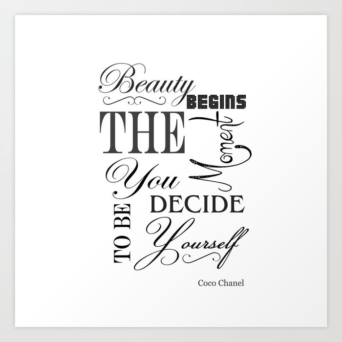 Beauty begins the moment you decide to be yourself tank top 