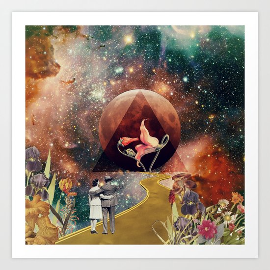 PinkFloyd Love Art Print