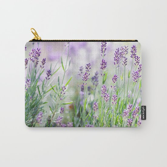 Lavender in summer garden Carry-All Pouch