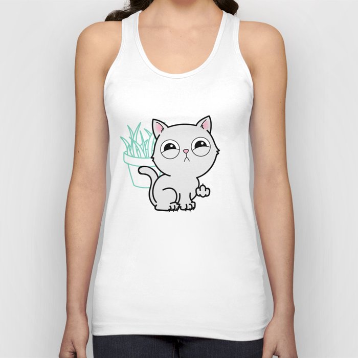 Kitty Knows Sign Language Tank Top