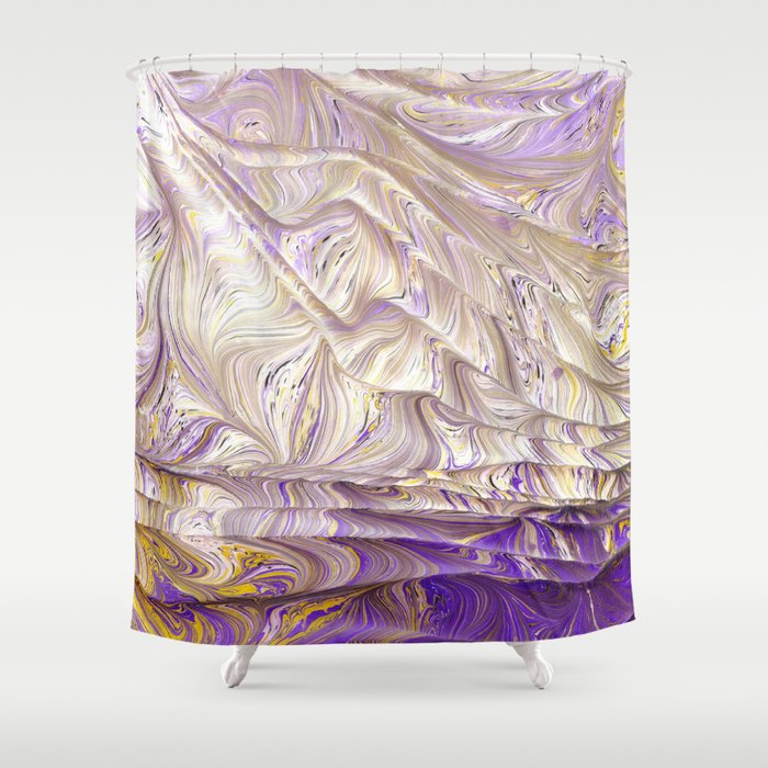 Spanish Waves Shower Curtain By Ashmarbles Society6