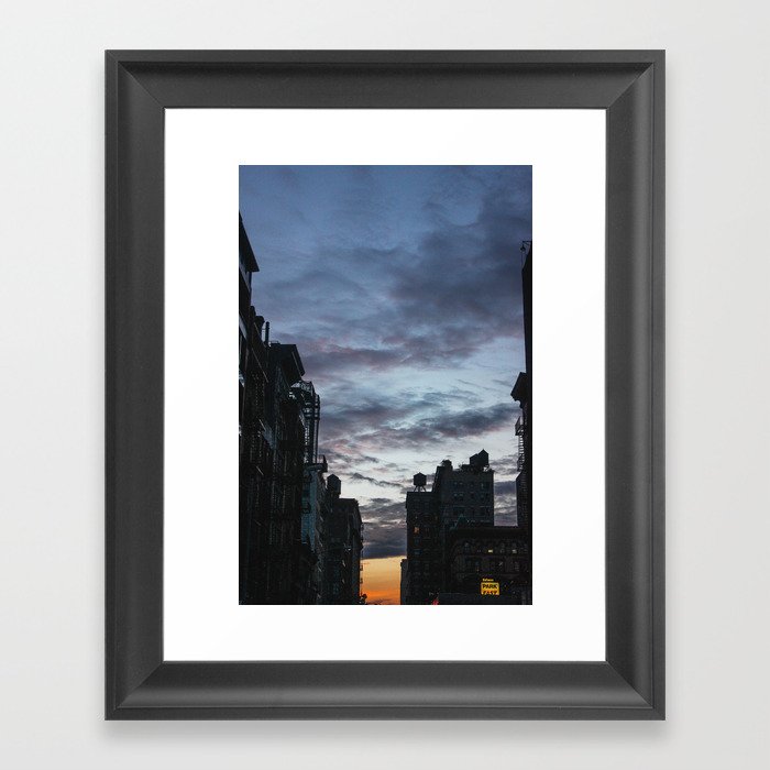 Evening Sky Framed Art Print