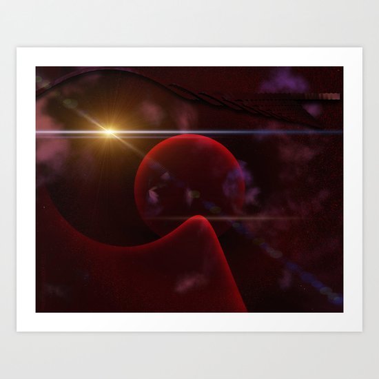 A DIFFERENT KIND OF DAWN Art Print