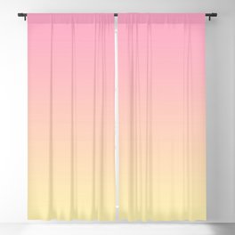 Pink, orange, yellow gradient. Ombre Blackout Curtain