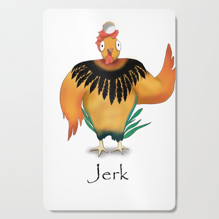 Jerk Chicken Cutting Board by Breakfast at Tiffany's | Society6