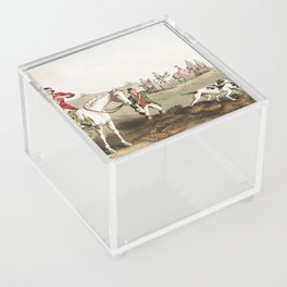 19th century in Yorkshire life with horses Acrylic Box