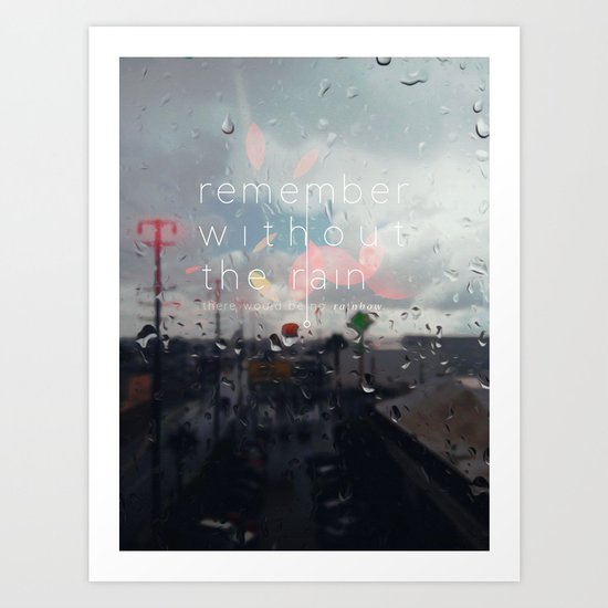 LLUVIA Art Print