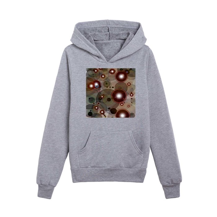 Psychedelic universe of planets Kids Pullover Hoodie
