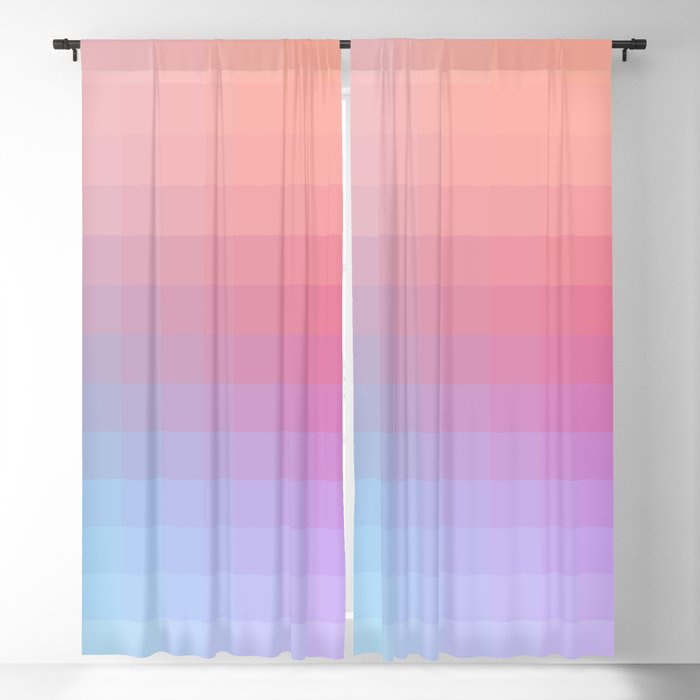 Lumen, Pink and Violet Glow Blackout Curtain