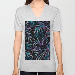 Tropical V Neck T Shirt
